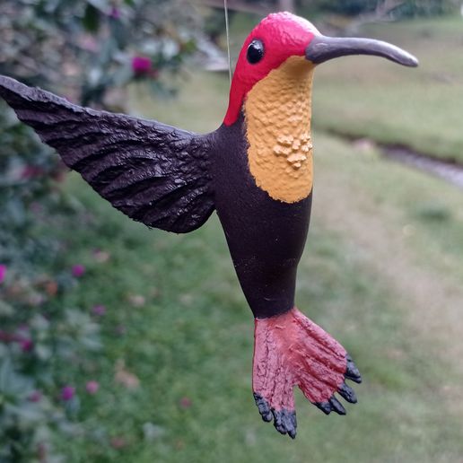 Beautiful hummingbirds to hang and decorate 3D model