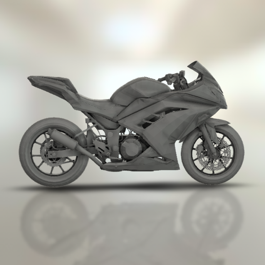🥷 Kawasaki Ninja 300・ 3D File for 3D printing・Cults