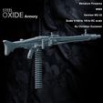 96cb4972-7dc3-424e-aad4-bd98dd0c1e0d.jpg Armas de fogo em miniatura MG 42 alemã da Segunda Guerra Mundial