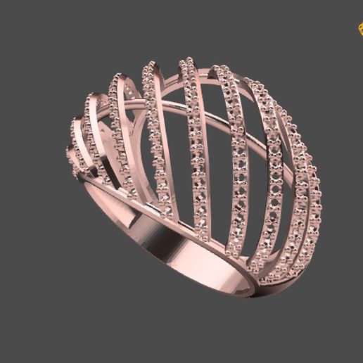 Gents Ring - STL READY 3D model