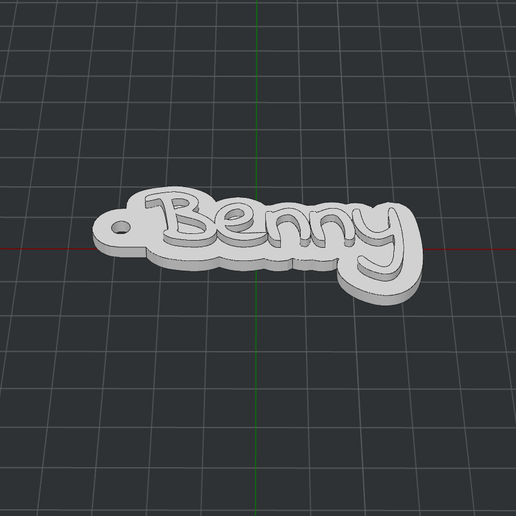 Keychain Benny 3D model