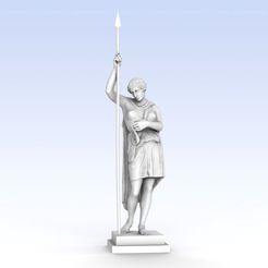 Amazon.jpg Free STL file Statue of an Amazon・3D print model to download