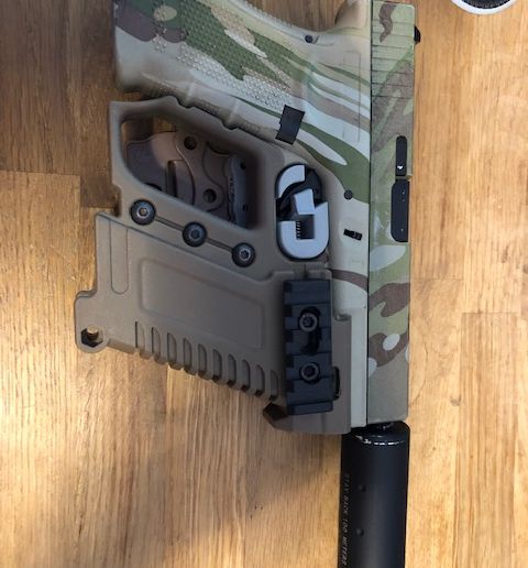 Glock Holster G17/G18 quick release. Airsoft