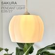 SAKURA_pendant-light_white_front-view.jpg SAKURA | Pendant Light E26/27