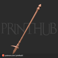 7.png Hyoujin-Yari Level 2 – Onimusha 2 Inspired Ice Spear – 3D Printable Staff Prop