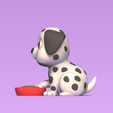 Cod70-Dalmatian-Dog-Eating-3.png Dalmatian Dog Eating