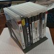 first_printed_in_use.jpg Modular videogames and DVD holder (PS5, PS4, PS3, PS2, XBOX, etc.)