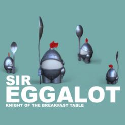 www.jpg Fichier 3D Sir Eggalot - Coquetier・Design pour impression 3D à télécharger