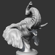 01.png Elephant Head AM05 3D print model