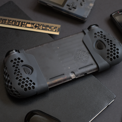 JLC01.png 3D file Ayn Odin Slim/Portable Grip — Aerated Version・3D printable design to download