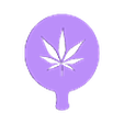 stencil cannabis.stl cannabis stencil