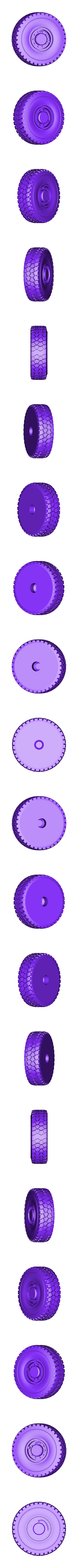 Bushmaster MRAP 2010 Left Wheel x2.stl Bushmaster MRAP 2010