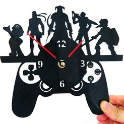 3ae9c6dbb7e12e77772bb39908bddf8e_display_large.jpg Бесплатный STL файл Clock Games・3D-печатный дизайн для скачивания