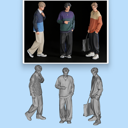 No.-30---164-scale-miniature-doll-model-a-3-person-shopping-posing-group-1.png No. 30 - 1:64 scale miniature doll model: a 3-person shopping posing group