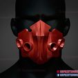 Tokyo_Ghoul_Tatara_Mask_3d_print_model_01.jpg Tokyo Ghoul Tatara Red Mask - Anime Cosplay Halloween