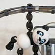 Flexi Factory Bambu Lab Print-in-Place Panda and Stand