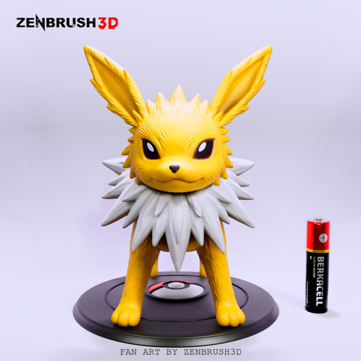 Jolteon - Pokemon -  STL 3D PRINT