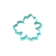 2.png Poinsettia Cookie Cutters | STL File