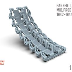 pz4-1.jpg STL file Panzer III & Panzer IV mid. prod tracks 3D PRINT MODEL・3D printable model to download