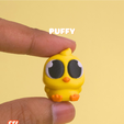 1.png Niedlicher Entenanhänger, Schlüsselanhänger - puffy