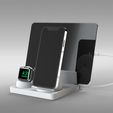Untitled-2.jpg MAGSAFE CHARGER STAND FOR IPHONE, WATCH AND IPAD - NEW