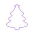 Contorno de arbol.stl CHRISTMAS cookie cutters