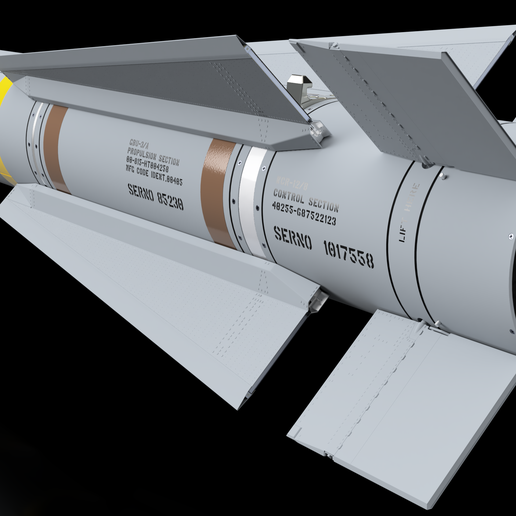 🚀AIM-54C Phoenix Missile - Extreme Detail/Accuracy - 3D Print Ready ...