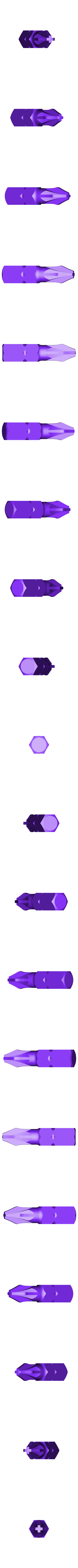 PZ2_bit.stl Screw bits for demonstrations