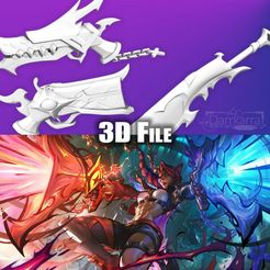 il_1588xN.5200616509_6zki.jpg Fichier 3D Samira Soul Fighter League of Legends Fichier STL・Design pour imprimante 3D à télécharger