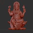 4454545.jpg Archivo STL Ganesha・Diseño de impresión en 3D para descargar, karankumar3dworld