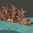 1.jpg GODZILLA MINUS ONE -1 - 1.0 WATER SWIMMING GOJI GOJIRA KAIJU ultra detailed STL for 3D printing