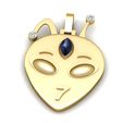 1.jpg Alian Pendant 3d printable Model
