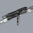 6ure.JPG Cylon Rifle Battllestar Galactica Prop gun 3D print weapon 1:1 scale