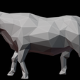 Taurus_03.png Taurus Zodiac Bull Lowpoly Sculpture 3D print model