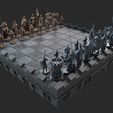 Thump.jpg Medieval Chess Set - 3d Print Model