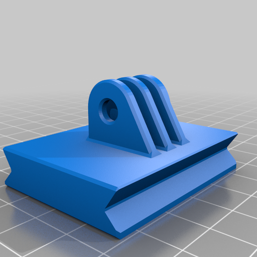 Object Holders for LiftPod (Better print in place GoProMount) 3D model