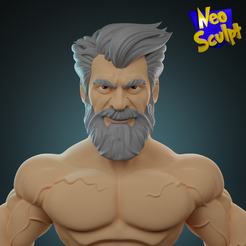 1.png STL file Old Logan・3D print design to download