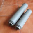 airsoft-gunwerx-6ix-8ight-rear.jpg Airsoft Gunwerx 6ix suppressor
