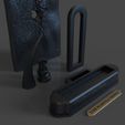 14.jpg STL file Tom Riddle Diary and The Basilisk Fang - Harry Potter・3D printer design to download