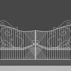 untitled1.png STL-Datei Gateway-Außentor v2・Modell zum Herunterladen und 3D-Drucken
