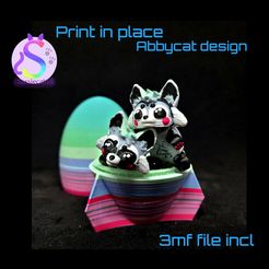 racoon_personal.jpg Fichier STL Raisin le raton laveur・Plan imprimable en 3D à télécharger