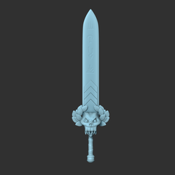 render-main.png STL file Stygian Blade - Hades - Keychain Miniature Printable・3D printing idea to download