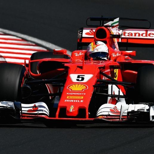 🚗 Sebastian Vettel f1 car Ferrari・ STL File for 3D printing・Cults