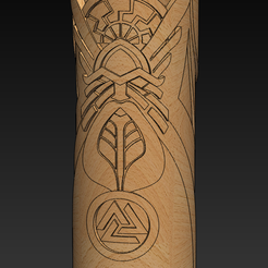 Screenshot-2022-01-04-141407.png Download STL file Odin's Totem • Design to 3D print, Keptrook