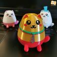 pict21.jpg 3D-Datei So Kawaii Katze super niedlich und lustig [Sparschwein, Box, Topf, dekorative Figur]・3D-druckbares Design zum Herunterladen
