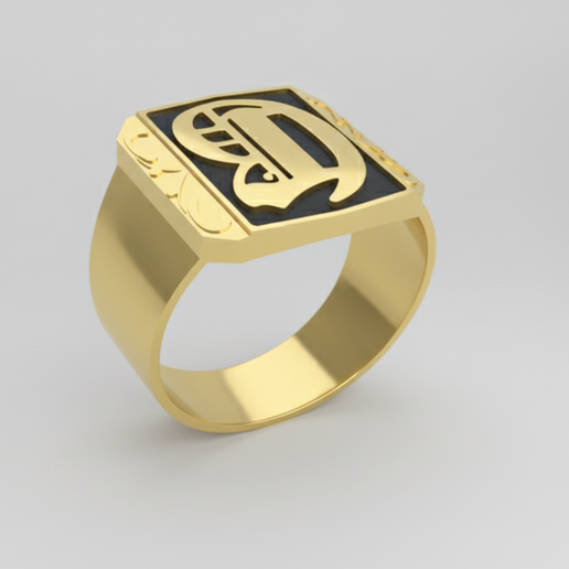 😵 red dead redemption dutch's ring・Free STL File for 3D printing・Cults