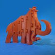F1.jpg Download free STL file Flexi Mammoth • 3D printable design, dancingchicken