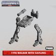 contents_Sentnel1.jpg Classic Scout Walker, with Gatling Cannon, 1998 - Oldhammer Proxy