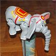 Cute Flexi Print-in-Place Circus Elephant