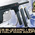 1-MCS-BOLT-Blizzard-DHM-adapter.jpg MCS / Tacamo Blizzard / BOLT / storm 2: dye half mag magwell for first strike and round ball use